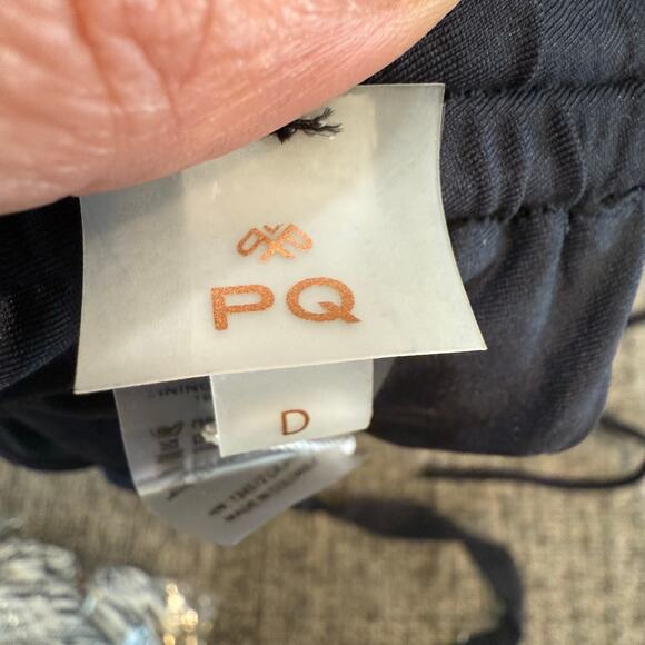 PQ Swim Black Gwen Chain Bikini Top Sz D-Cup NWT - Picture 5 of 10